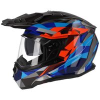 M2R Hybrid Helmet - Poly PC-1 - Black/Blue/Red Product thumb image 2