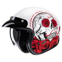 HJC V31 Helmet - Desto MC-1 - White/Red Product thumb image 2