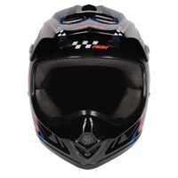 M2R MX2 Junior Helmet - Lightning PC-8 - Orange/Black/Blue Product thumb image 2