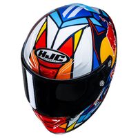 HJC RPHA 1 Helmet - Red Bull Misano GP MC-21SF - White/Blue/Red Product thumb image 2