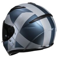 HJC C10 Helmet - Tez MC-2SF - Blue/White Product thumb image 2