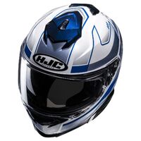 HJC i71 Helmet - Iorix MC-2 - White/Blue Product thumb image 2