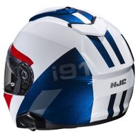 HJC i91 Helmet - Bina MC-21SF - White/Red/Blue Product thumb image 2