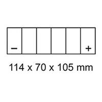 Roadstar Battery MF CTX5L-BS [4Ah] EA Product thumb image 2