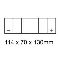 Roadstar Battery MF CTX7L-BS [6Ah] EA Product thumb image 2