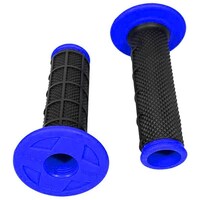 Oneal MX PRO Grips Half Waffle Dual Comp - Hand Guard Ready - Open END - BLK/BLU Product thumb image 2