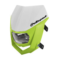 Polisport Halo Headlight - Fluoro Yellow/White Product thumb image 2