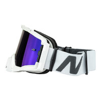 Nitro NV-150 Off Road Goggles White Frame Blue Lens Product thumb image 2