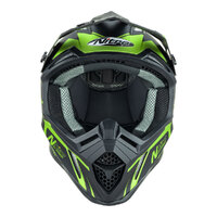 Nitro MX760 Off Road Helmet Satin Black/Fluro Green Product thumb image 2