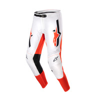 Alpinestars 2024 Supertech Ward Pants White/HOT Orange Product thumb image 2