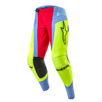 Alpinestars 2024 Techstar Ocuri Pants Light Blue/Fluro Yellow/Red Berry Product thumb image 2