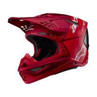 Alpinestars Supertech SM10 Flood Helmet ECE 22.06 Fluro Red/Red Matt AND Gloss Product thumb image 2