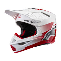 Alpinestars Supertech SM10 Unite Helmet ECE 22.06 Red/White Gloss Product thumb image 2