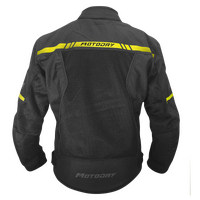 Motodry SUMMER-VENT Jacket Black HI-VIS Product thumb image 2