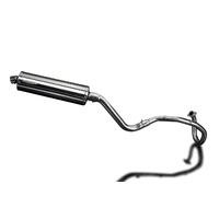 Suzuki DR650SE 1996-2024 450MM Oval Stainless Complete Exhaust System Product thumb image 2