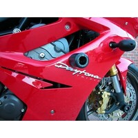 R&G Crash Protection Black TRI 675 Daytona '06- Product thumb image 2