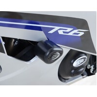 R&G Aero Crash Protectors Black Upper YAM YZF-R6 '06- Product thumb image 2