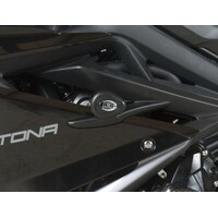 R&G Aero Crash Protectors Black NO-CUT TRI 675 Daytona '13- Product thumb image 2