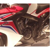 R&G Aero Crash Protectors Black NO-CUT HON CB650F/CBR650F '14- Product thumb image 2