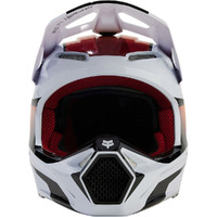 FOX V1 Flora Off Road Helmet White/Black Product thumb image 2