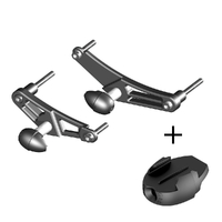 GBRacing Frame Sliders (Street) for Triumph Daytona 675 Street Triple GoPro Camera Mount bundle Product thumb image 2