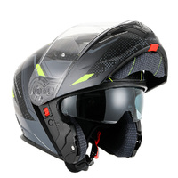 RXT Helmet 918 FLIP-UP Fusion Matt BK/GRY/FLU Product thumb image 2