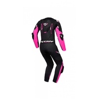 Ixon Vortex 3 Ladies 1P Suit Black/Pink/White Product thumb image 2