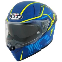 KYT R2R Concept Helmet Matt Blue/Yellow Product thumb image 2