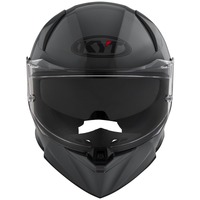 KYT R2R Plain Helmet Gorilla Grey Product thumb image 2