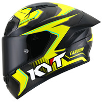 KYT NZ Race Competition Helmet Yellow Carbon Product thumb image 2