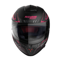 Nolan N80-8 Full Face Turbolence Helmet Black/Pink Product thumb image 2