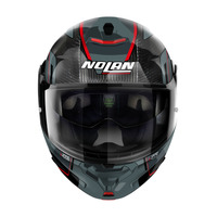 Nolan X-1005 UC Flip Up Undercover Helmet Carbon Grey/Red Product thumb image 2