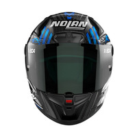 Nolan X-804 RS Full Face Spectre Helmet Carbon/Blue/Chrome Product thumb image 2