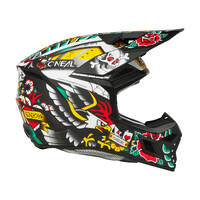 Oneal 25 3SRS Youth Helmet Inked V.25 - Matte Multi Product thumb image 2