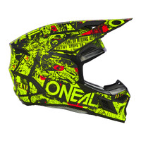 Oneal 25 3SRS Youth Helmet Attack V.25 - BLK/N-YEL Product thumb image 2