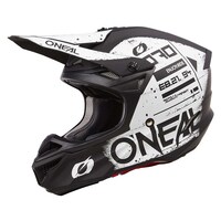 Oneal 25 5SRS Helmet Scarz V.24 - BLK/WHT Product thumb image 2