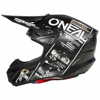 Oneal 5SRS Helmet Attack V.23 - Black/White Product thumb image 2