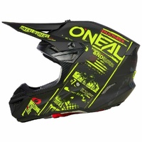 Oneal 5SRS Helmet Attack V.23 - Black/N-Yellow Product thumb image 2