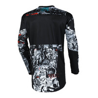 Oneal 25 Element Jersey Attack V.25 - BLK/WHT Product thumb image 2