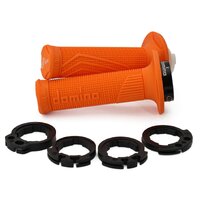 Domino Grips MX D100 D-LOCK ON 4T Orange Product thumb image 2