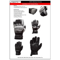 RST VENTILATOR-X CE Vented Glove | Black/Silver Product thumb image 2