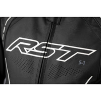 RST S-1 CE Leather Jacket | Black/White Product thumb image 2