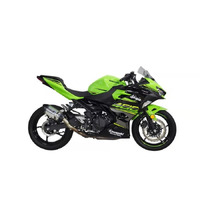 Two Bros Slip-On Alloy KAW Ninja 400 (18-23) / Z400 (19-23) S1R BLK Product thumb image 2