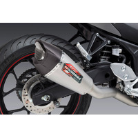 YOSHIMURA YZF-R3 RACE AT2 STAINLESS FULL EXHAUST, W/ STAINLESS MUFFLER Product thumb image 2