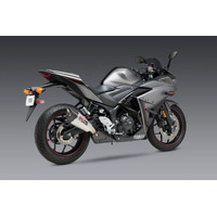 YOSHIMURA YZF-R3 / MT-03 AT2 STAINLESS SLIP-ON EXHAUST, W/ STAINLESS MUFFLER Product thumb image 2