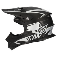 M2R Exo Helmet - Unit Protech PC-5F - Matte Grey/Silver Product thumb image 3