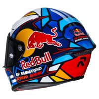 HJC RPHA 1 Helmet - Red Bull Misano GP MC-21SF - White/Blue/Red Product thumb image 3