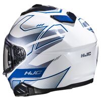 HJC i71 Helmet - Iorix MC-2 - White/Blue Product thumb image 3