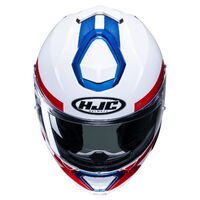 HJC i91 Helmet - Bina MC-21SF - White/Red/Blue Product thumb image 3