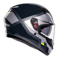 AGV Helmet K3 - Shade Grey/Yellow Fluo Product thumb image 2